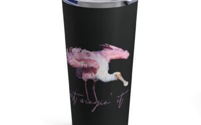 Just Wingin' It Spoonbill Tumbler